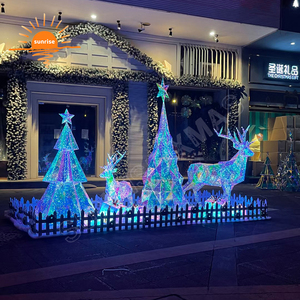 Motivo LED festivo Espectáculo <span class=keywords><strong>iluminado</strong></span> LED gigante Decoración iluminada <span class=keywords><strong>Reno</strong></span> de Navidad LED brillante para exteriores - Product Image 6