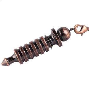 Caliente Wicca equilibrio espiritual oro Metal cobre péndulo para meditación adivinación Reiki curación Isis péndulos - Product Image 3