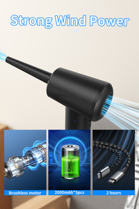 Souffleur d'air comprimé Lanceforce 55000 tr/min, rechargeable, gonfleur, outil de nettoyage portable pour voiture, clavier, voyage - Product Image 5