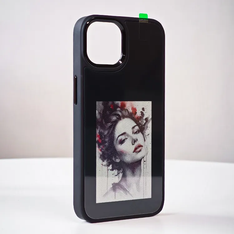 Luxury NFC Smart Eink Photo Ink Screen Phone Case Electronic E Ink Phone Case For Iphone 16 15 14 13 12 Series