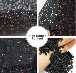 Good Strength Easy Installation <strong>Interlocking</strong> Gym Mat Rubber Flooring <strong>Tiles</strong> - Product Image 4