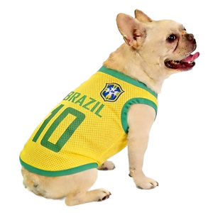 <span class=keywords><strong>Ropa</strong></span> de fútbol para perros, camisetas tipo chaleco para mascotas, aptas para todas las razas de perros - Product Image 3