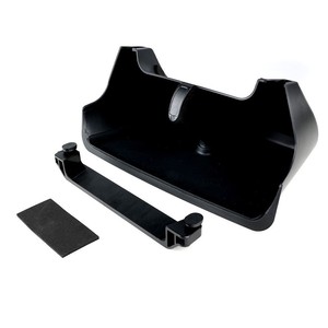 Organizador de coche, caja de almacenamiento para consola central para Tesla Model 3 Y, plástico, naranja, negro, rojo, azul, con asa y almohadilla - Product Image 2