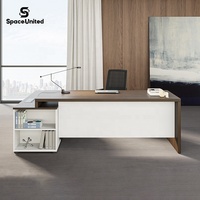 Ensemble de bureau de direction en panneaux de particules de style designer SpaceUnited
