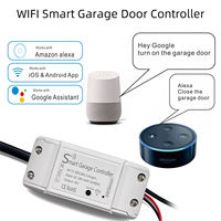Interruptor WiFi Inteligente, Control Remoto para Abridor de Puerta de Garaje, Compatible con Alexa y Google Home