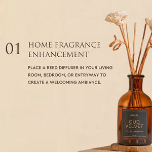 Difusor de Aromas Aikun de Lujo para el Hogar, con Aceites Esenciales de Calidad Hotelera, Diseño de Vidrio sin Llama para Uso Doméstico - Product Image 2