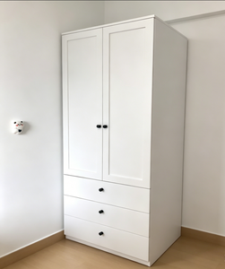 Armadio <span class=keywords><strong>per</strong></span> Bambini dal Design Colorato con Bordi di Sicurezza, Ante Scorrevoli e Ripiani Multipli <span class=keywords><strong>per</strong></span> Arredamento Camera da Letto - Product Image 3