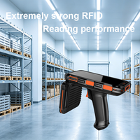 Lecteur-graveur RFID UHF portable Android 13 robuste à haute performance et longue portée pour la gestion des stocks d'entrepôt