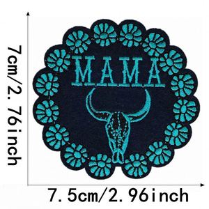 Nuevo parche termoadhesivo bordado con diseños de 'Hope Mama', 'Cowboy', 'Praying Moms Club' y 'Take It Easy' para decoración de abrigos y sombreros de exterior - Product Image 2