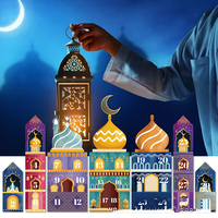 Calendrier de l'Avent Ramadan : Décorations 30 Jours, Boîtes Numérotées DIY, Compte à Rebours Aïd Moubarak, Coffrets Cadeaux en Papier pour le Ramadan