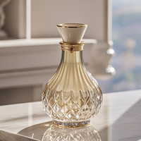 Diffuseur de parfum d'ambiance de luxe pour la maison, en verre borosilicate, avec bâtonnets en rotin, pour huiles essentielles d'aromathérapie