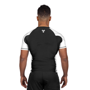 Tontons Custom <strong>Men's</strong> Short Sleeve Compression Shirt <strong>Rash</strong> <strong>Guard</strong> and Anti-Bacterial Fabric for No Gi BJJ Jiu-Jitsu Wear - Product Image 3