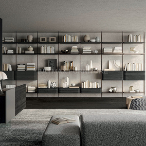 Hợp kim nhôm cột đa chức năng kệ sách cực Hệ thống tường hiển thị dẫn kệ - Product Image 3