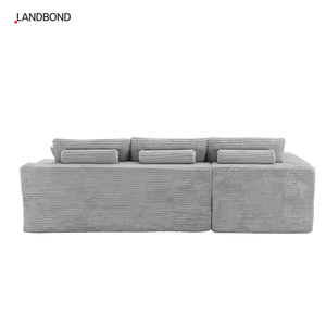 Sofá Modular en Forma de L de 3 Plazas, sin Marco, Ecológico, de Alta Resistencia, Compresión al Vacío por 6 Meses - Product Image 3