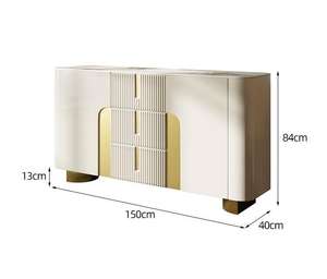 Table étroite murale simple dorée italienne montante, dessus de table en bois massif de luxe léger, table console d'entrée - Product Image 6