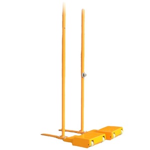 Postes de red de bádminton de hierro fundido de 1.55 m, bases portátiles estándar para equipos deportivos al aire libre - Product Image 1