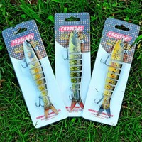 Umpan Pancing Buatan 2026 Hot 8 Segments Swimbait 130mm 19g Multi Jointed Bass Baits Fishing Toy