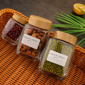 Barattolo di vetro di lusso da 50 <span class=keywords><strong>ml</strong></span> a 750 <span class=keywords><strong>ml</strong></span> per alimenti da <span class=keywords><strong>cucina</strong></span> contenitore per alimenti barattolo di spezie in vetro - Product Image 3