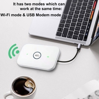 Router 4G LTE 150Mbps WiFi Repeater, penguat sinyal jaringan Expander saku Hotspot ponsel Modem Mifi nirkabel Slot kartu SIM