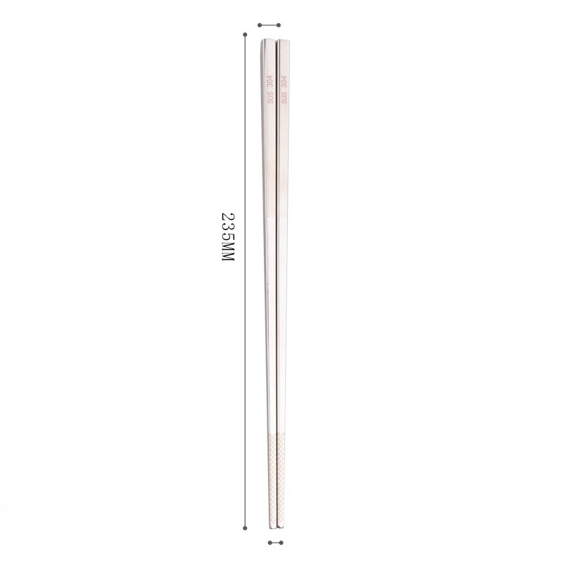 304 matte handle non-slip full chopsticks 23.5cm