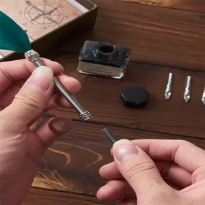 Sello de Cera <span class=keywords><strong>Diagonal</strong></span> Vintage, Ecológico, Personalizable en Color/Tamaño/Forma para Uso en Oficina, 1 Caja para Regalos de Cumpleaños/Año Nuevo - Product Image 2