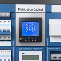 Medidor de Energía Trifásico Ydkz SEM7220 SEM9220 Clase 0.2 con Pantalla LCD Multifunción, RS485 Modbus RTU y Análisis de Armónicos