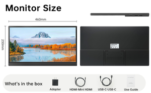 <span class=keywords><strong>Écran</strong></span> LCD portable IPS de 15,6 pouces, 1080P, USB-C, HDR, moniteur LCD avec deux haut-parleurs haut de gamme - Product Image 6