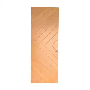 Customization Melamine Commercial Building Design Solid Composited Wood Natural Veneer Fire Door