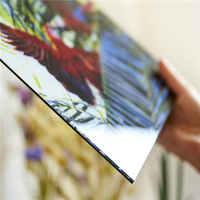 Panel de plástico metálico de aluminio colgante impreso UV-estable personalizado publicidad signo Dibond para valla