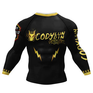 Guangzhou supereroe <span class=keywords><strong>Spiderman</strong></span> sublimata stampa 3D t-shirt <span class=keywords><strong>da</strong></span> uomo con Logo personalizzato compressione modello Rash Guard - Product Image 2