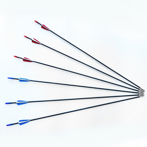 Hitop <span class=keywords><strong>2022</strong></span> al aire libre 31 pulgadas de fibra de vidrio flecha 400 columna deporte sangriento ejes de tiro con arco compuesto arco y flecha de tiro con arco - Product Image 5