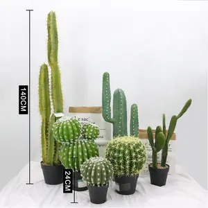 2021 Moderne Kunstplanten 140Cm Grote Cactussen Voor Cactus Decoracion