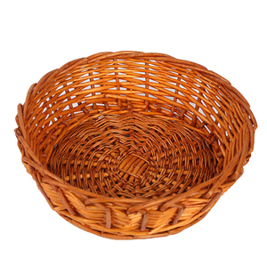 New <strong>Wicker</strong> Woven Storage <strong>Basket</strong> Round Rattan Large Fruit <strong>Wicker</strong> Picnic <strong>Baskets</strong> for Gifts Storage - Product Image 1