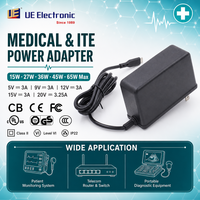 Alimentation électrique CB UL EMC 5V 9V 12V 15V 20V 500ma 2a 15W 27W 36W 45W 65W Chargeur rapide USB PD3.0 Adaptateur USB PD médical ITE