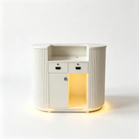 Meubles de bureau commerciaux minimalistes modernes de haute qualité, durables, écologiques, personnalisés, finition MDF