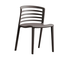Mobilier bon marché direct d'usine Chaise en plastique moderne d'extérieur empilable pour hôtel petit-déjeuner restaurant