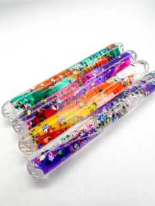 Promozione del liquido della bacchetta di colore Glitter del Mini bastone sensoriale del produttore all'ingrosso - Product Image 5