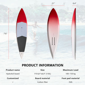 OEM Factory SUP Hydrofoil Surfboard Set 110L Long Carbon Fiber Downwind Foil Board <span class=keywords><strong>Paddle</strong></span> Surfing - Product Image 4