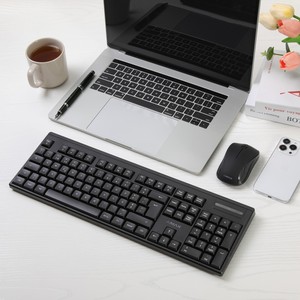 OEM 2.4G 104-Keys Wireless <strong>Keyboard</strong> <strong>Mouse</strong> Set Fashion Gaming <strong>Keyboard</strong> USB Connection 2-in-1 Office Combs 3 Keys Stock Available - Product Image 1