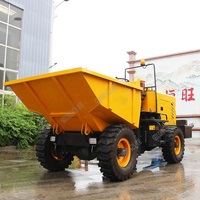 Promotion : Mini-dumper chinois diesel à benne basculante, capacité 2-3 tonnes, avec transmission automatique et moteur facile à entretenir