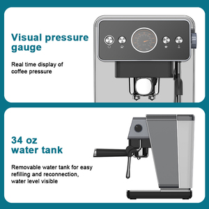 Machine à café domestique OEM ODM Machine à café 110v/220v Machine à café expresso domestique pour une tasse ou deux tasses - Product Image 6