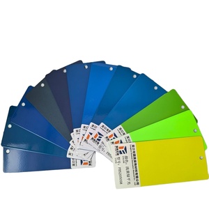 Pintura de recubrimiento en polvo de plástico electrostático de alto brillo antioxidante para exteriores, material epoxi resistente a la corrosión, materia prima principal - Product Image 1