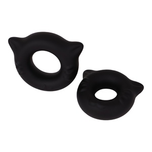 Cityfun - Funda de Silicona para Pene con Anillo de 2 Tamaños, Color Rosa y Negro, con Bloqueo Invisible, Juguetes Sexuales para Hombres - Product Image 3