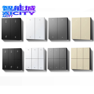 สวิตช์อัจฉริยะ Tuya สวิตช์ติดผนังไร้สายโรงแรมอัจฉริยะ2024สวิตช์ติดผนังอัจฉริยะพร้อมแอปสมาร์ทไลฟ์และ Alexa ควบคุมด้วยเสียงผ่าน Google - Product Image 1