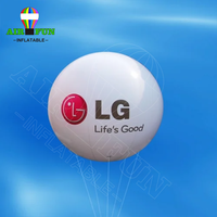 Ballon gonflable à l'hélium pour la publicité / Ballon de décoration personnalisé pour les fêtes, éclairage gonflable pour la scène