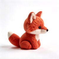 Vente directe du fabricant : adorable peluche renard orange, animal en peluche personnalisé pour enfants et cadeaux, peluche personnalisée