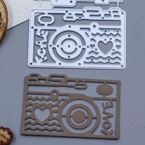 <span class=keywords><strong>Mini</strong></span> caméra matrices de découpe en métal pour Scrapbooking bricolage manuel artisanat outil de Production en acier au carbone moules délicats matrice - Product Image 3