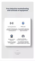 WT10 détecteur anti-espion RF anti-suivi 2G 3G détecteur de Signal de téléphone caméra GSM Signal sonore GPS Tracker sans fil détecteur de caméra