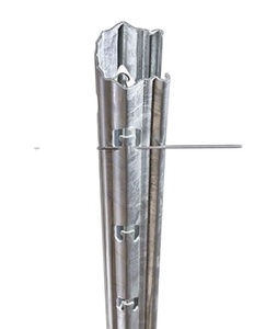 Poteau de Vigne Métallique Extérieur Écologique de 2,4 m en Acier Galvanisé pour Verger avec Accessoires Complets - Product Image 3