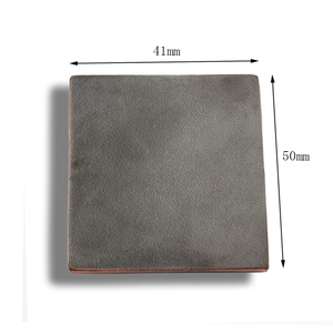 Placa de Identificación de Oficina Rectangular de Metal Color Oro Rosa con Logotipo Personalizado Portátil - Product Image 2